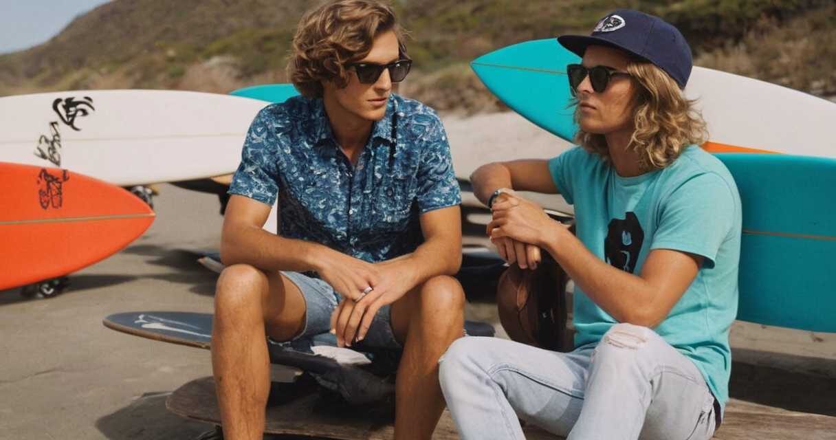 La mode dans le surf et skate